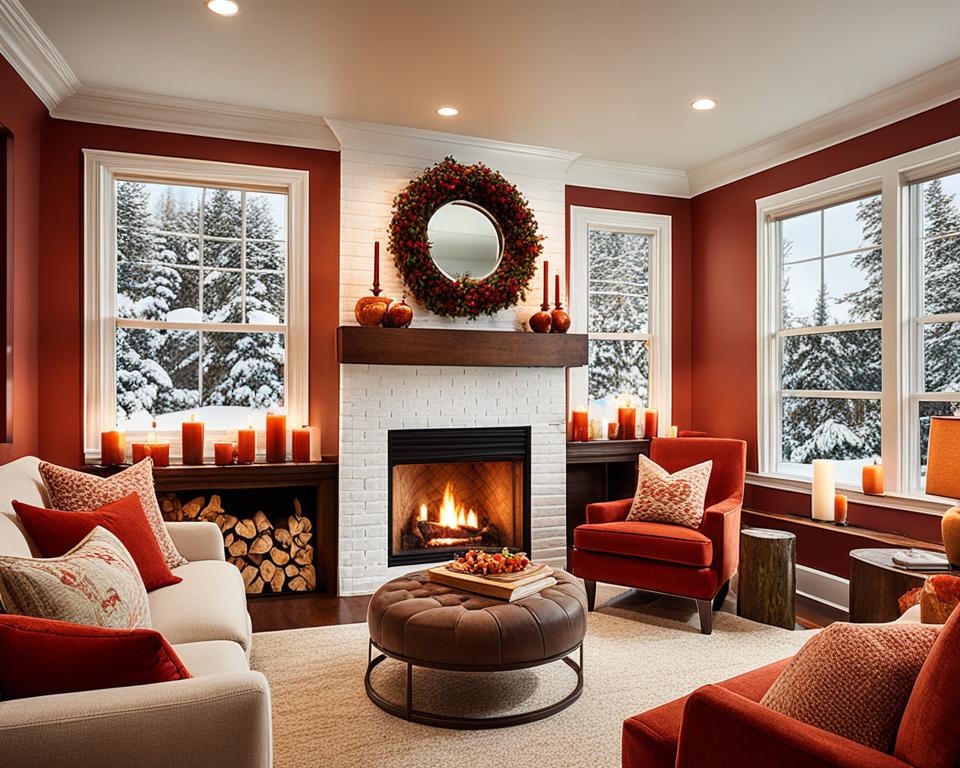 cozy living room color palette