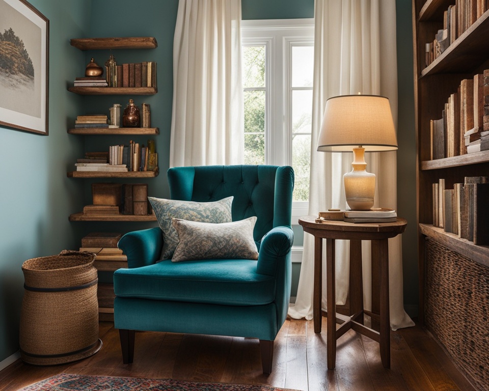 cozy reading nook