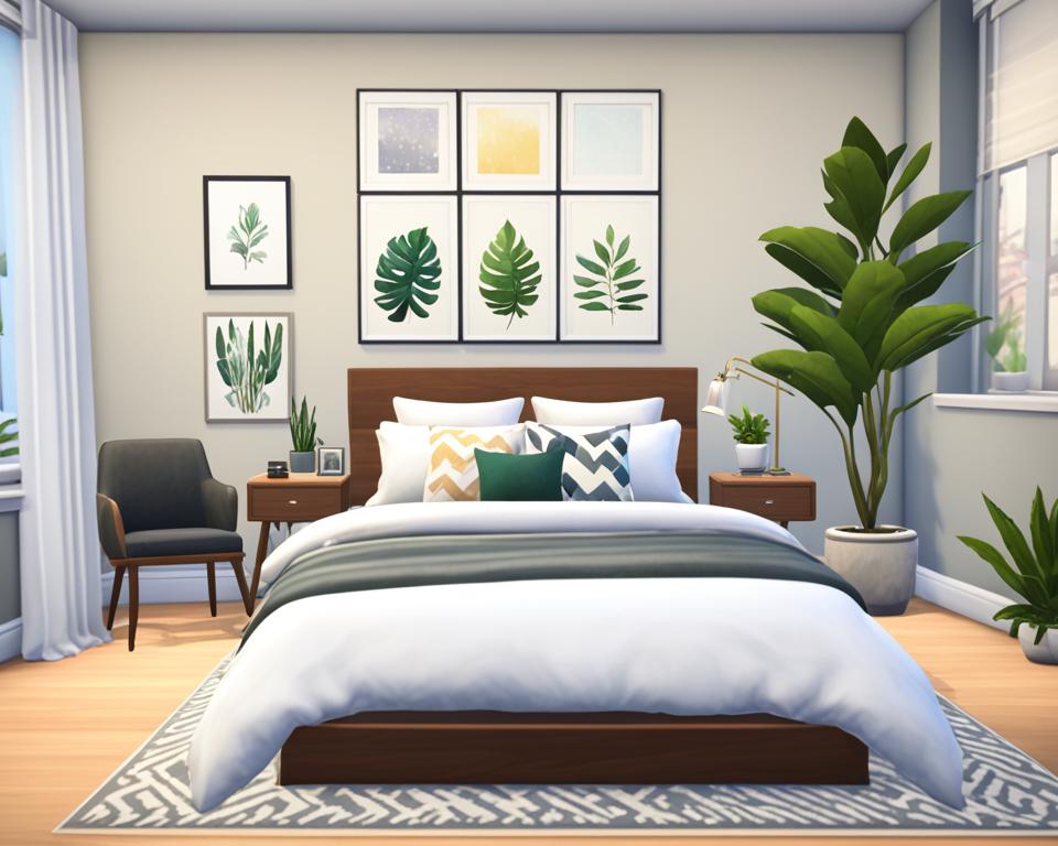 modern sims 4 bedroom