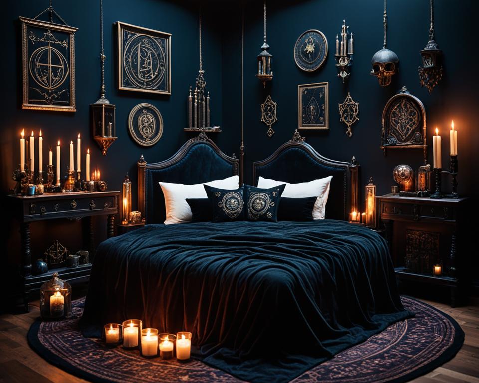 occult bedroom decor