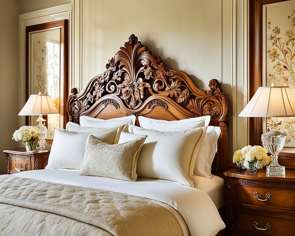 ornamental wood bedroom sets