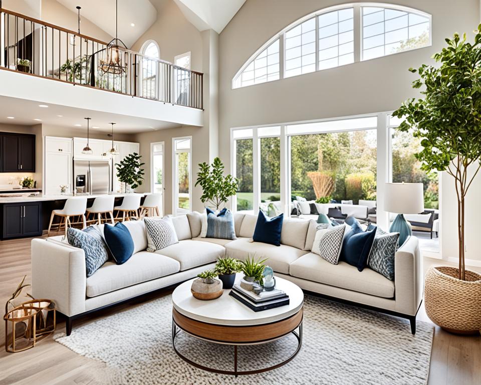 two-story living room decor ideas