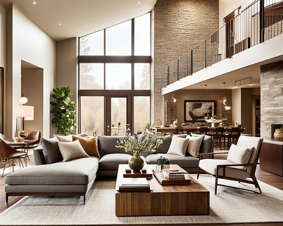 two-story living room decor ideas