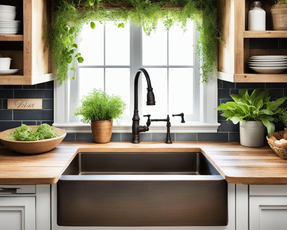 Rustic kitchen design
