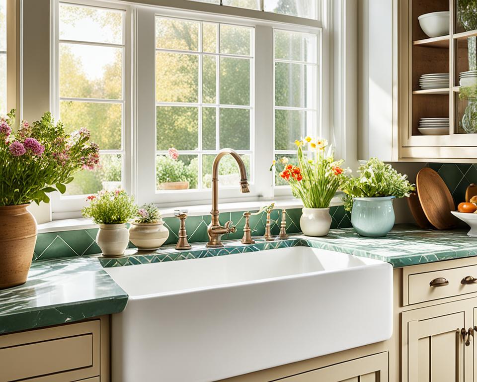 farmhouse sink